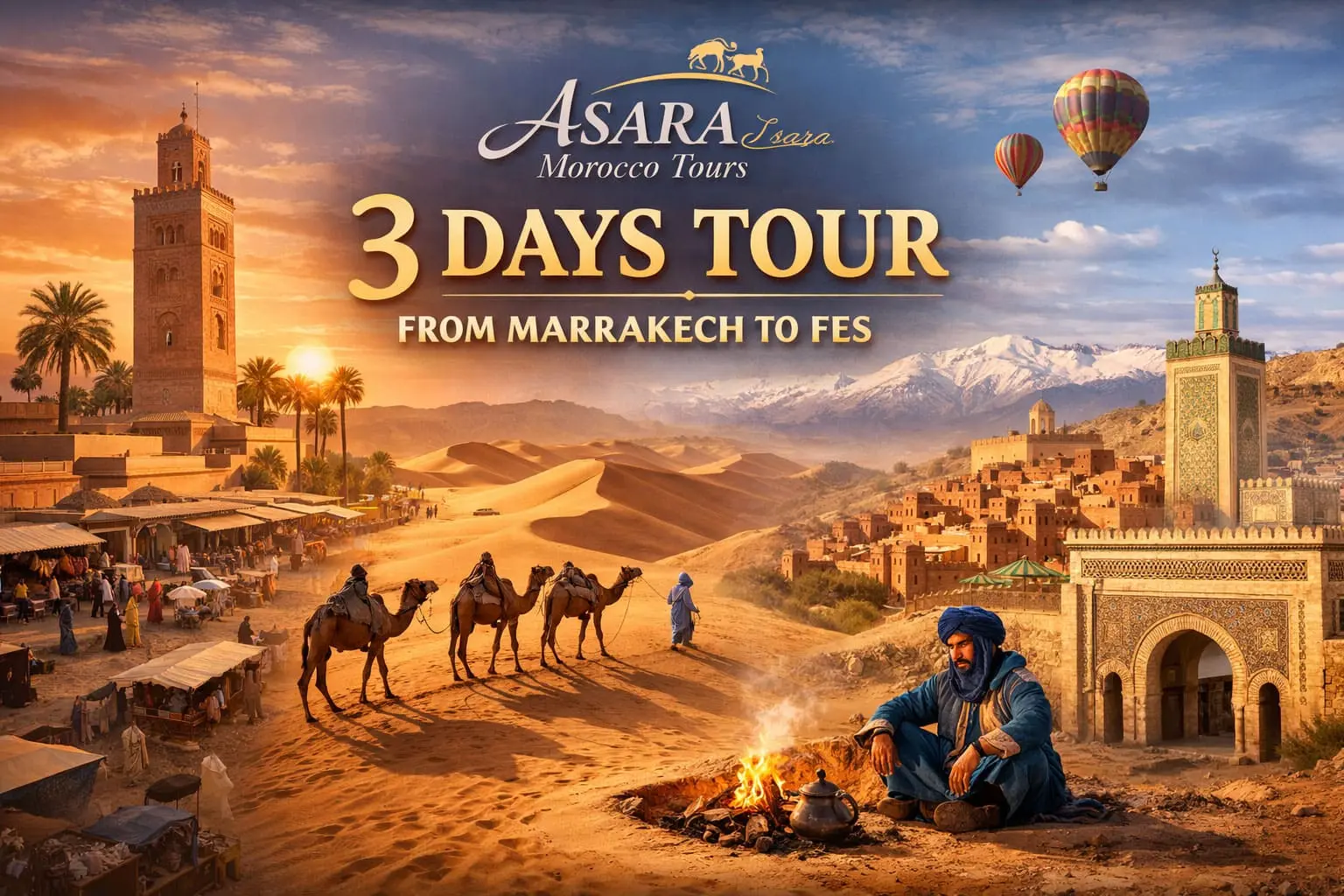 3 day tour from Marrakech to Fes