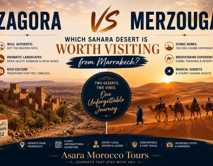 Zagora vs. Merzouga desert tours