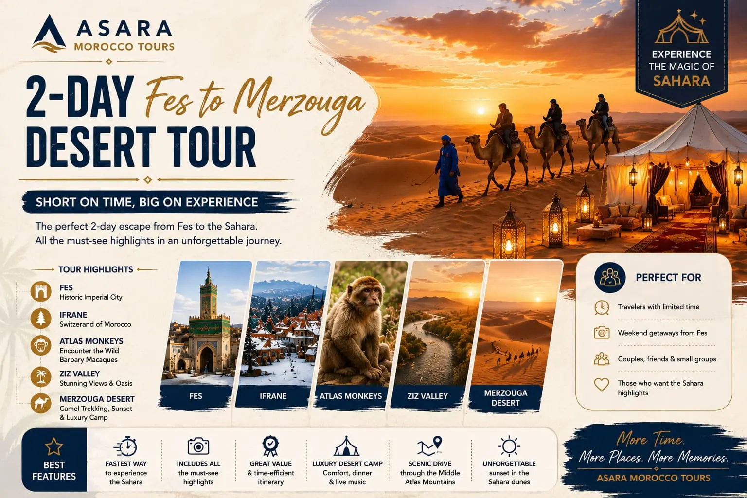 2-Day desert tour from fes to merzouga