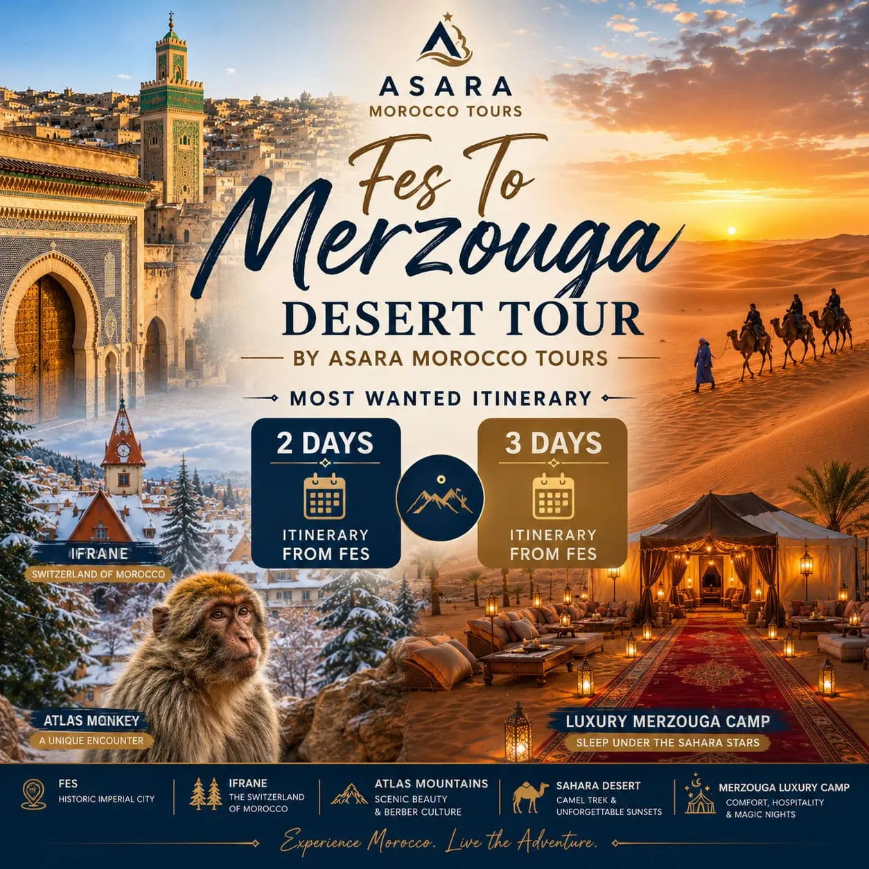 Fes to Merzouga desert tour