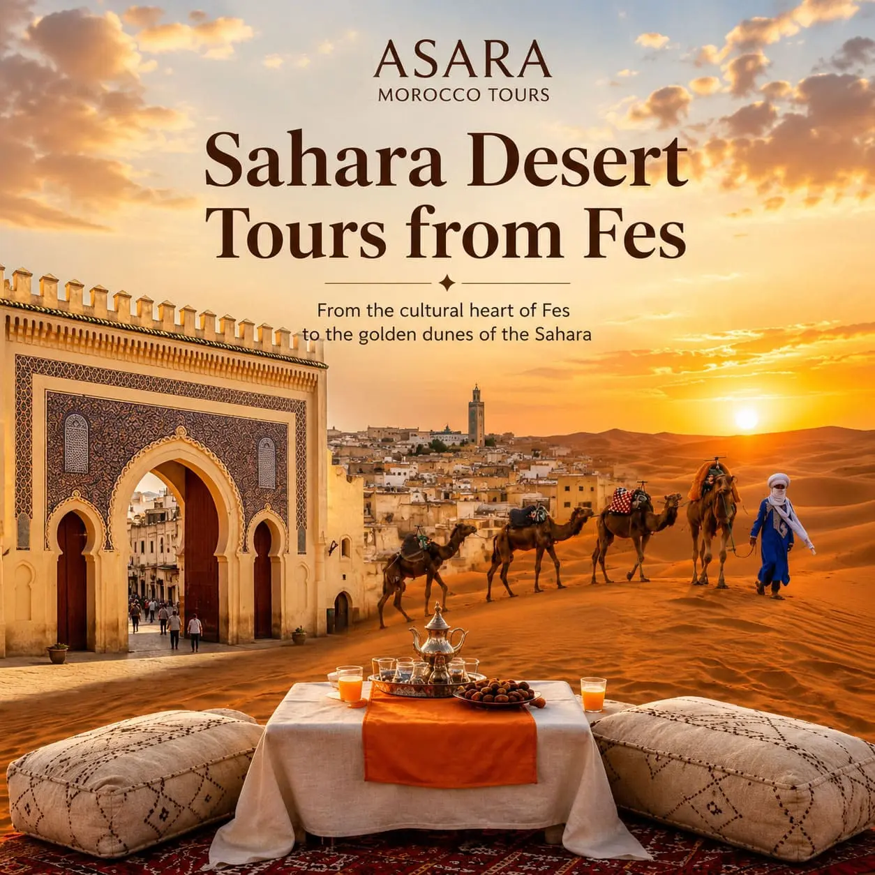 Sahara Desert tours from Fes